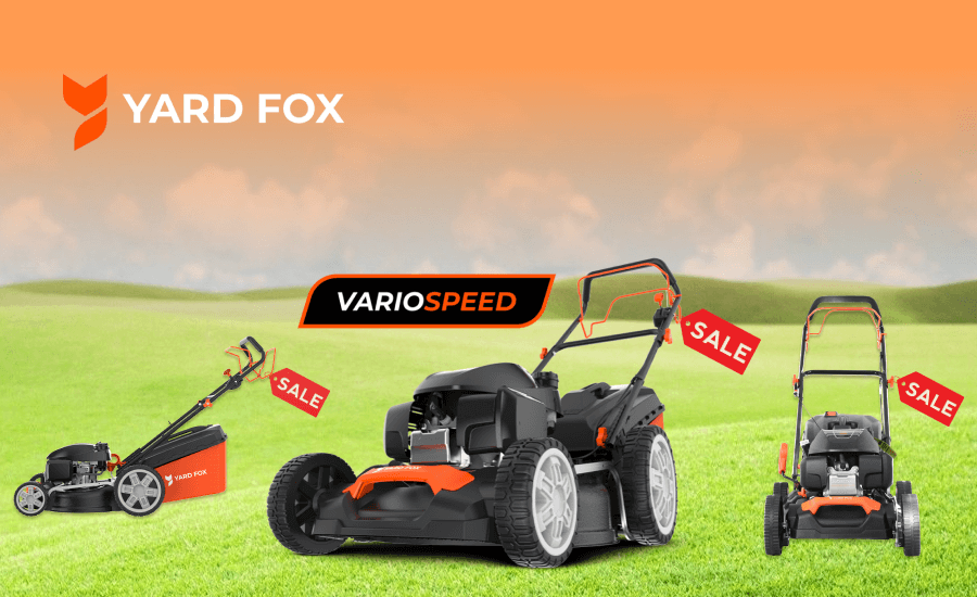 Скидка 8% на газонокосилки YARD FOX